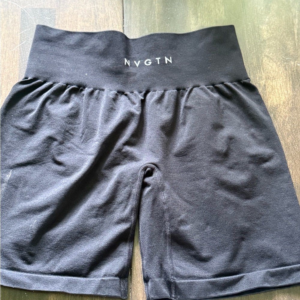 NVGTN Women's Black Seamless Shorts
